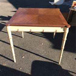 Antique Square Wood Desk/Table