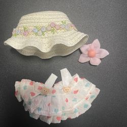 Labubu Cloths Doll Outfit Accessories Designed for 15 & 17cm (Hat & Dress)