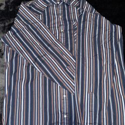 Men Cowboy Shirt Xl 