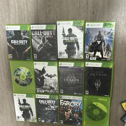 12 XBOX 360 GOOD GAMES $15 EACH WITH CASE AND BOOKLETS 