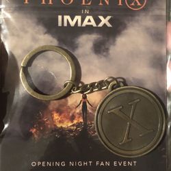 DARK PHOENIX X-MEN Movie Promo Keychain Coin