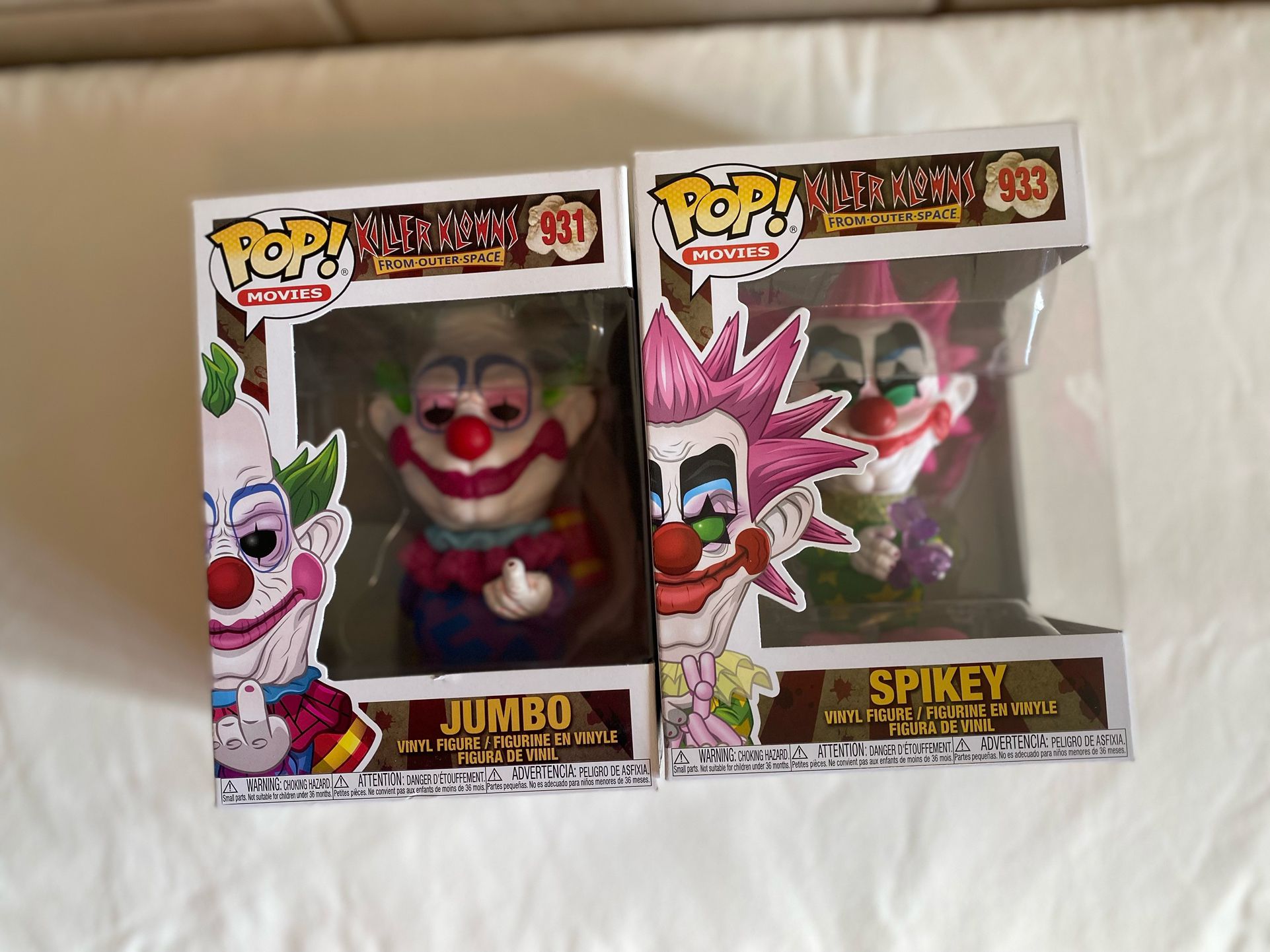 Killer Clowns From Outter Space Pops, Jumbo And Spikey
