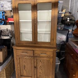 Beautiful Antique Oak Cabinet 