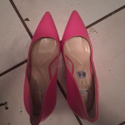 Pink Pointed Toe Stillettos 