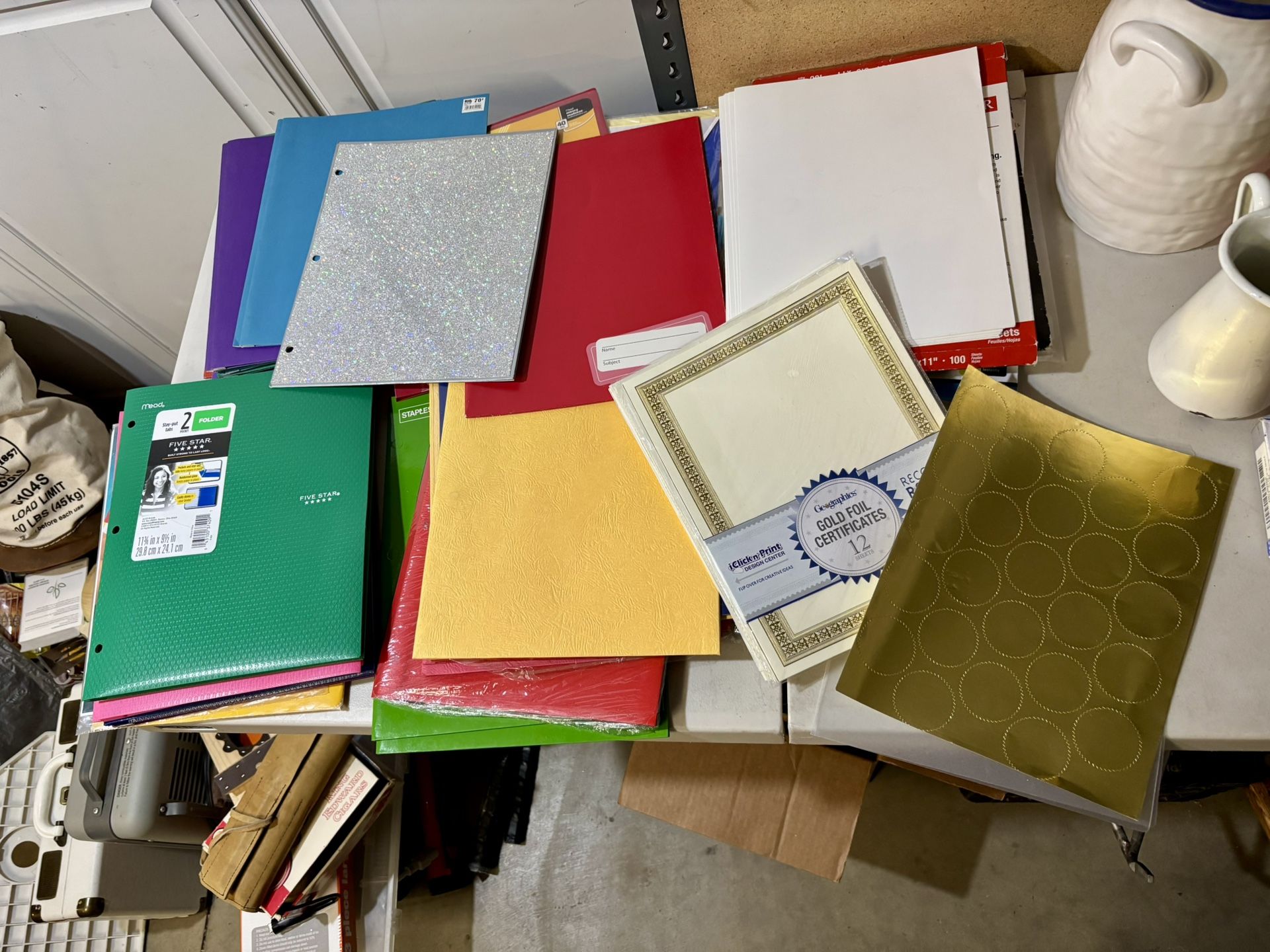 Variety Of Offices And School Supplies