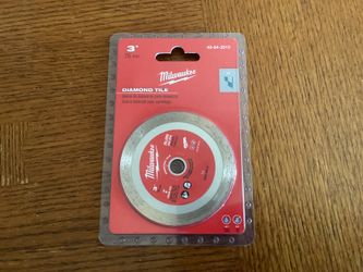 Milwaukee Diamond Tile Blade 3”.  Brand NEW.