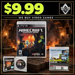 Minecraft PlayStation 3 Edition PS3 Blu-ray 2014 Complete