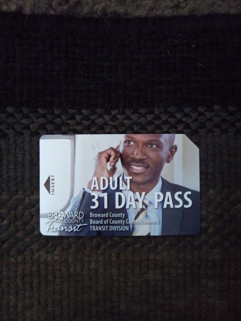 31 DAY BROWARD COUNTY BUS PASS