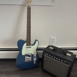 Fender Squier Telecaster + Fender Champion 20 Amp