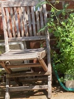 Wooden Folding Patio Chair