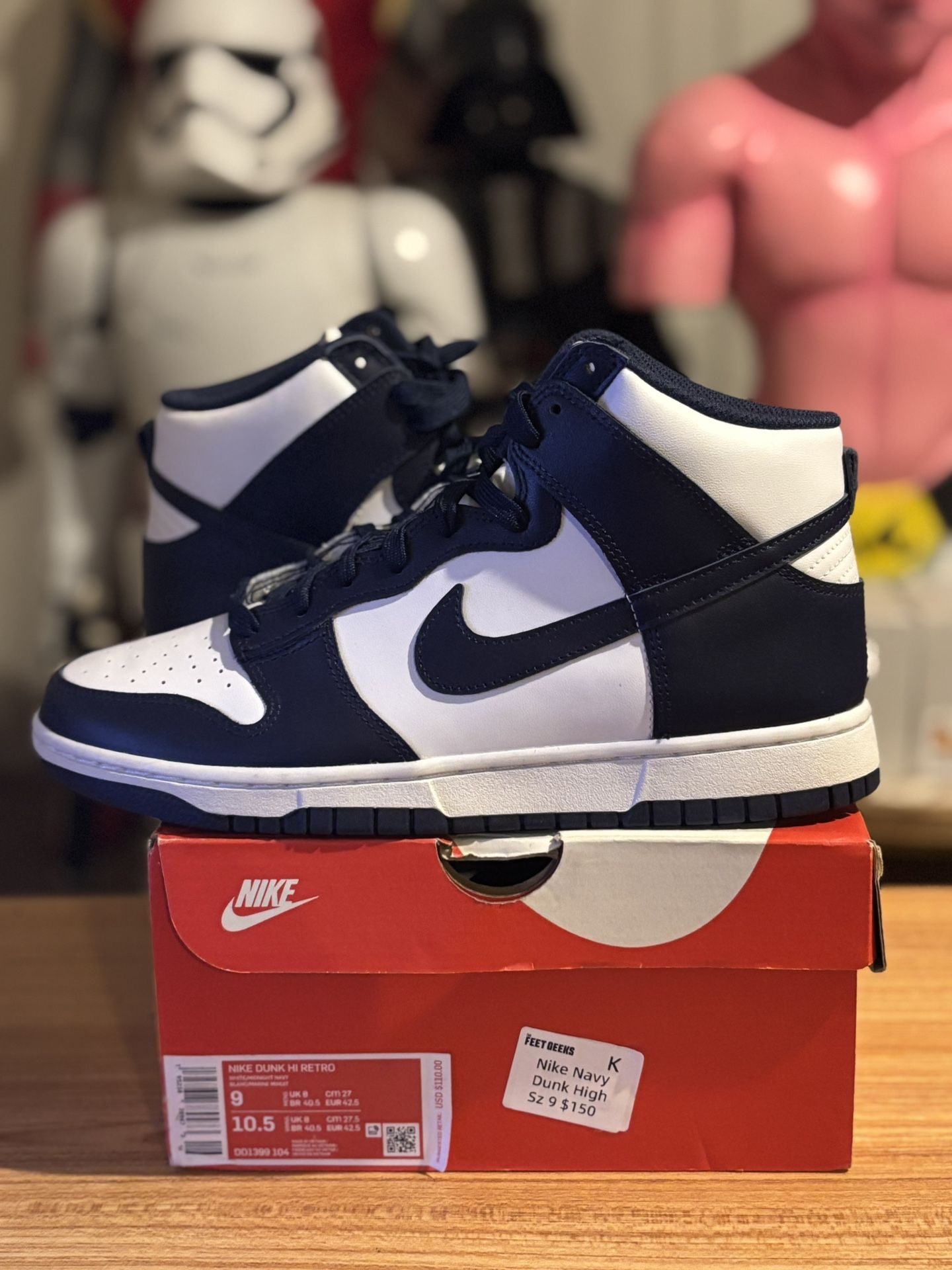 Nike Dunk High Size $100