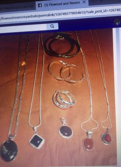 Sterling silver jewelry