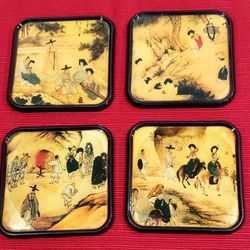 Vietnamese Coaster Set 4in x 4in