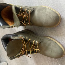 Timberland Dark Green 6" boot 