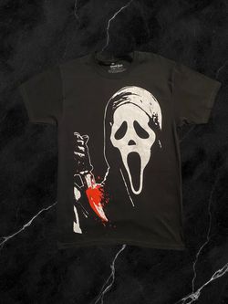 Ghost Face Scream Graphic T-Shirt Just the tip I promise