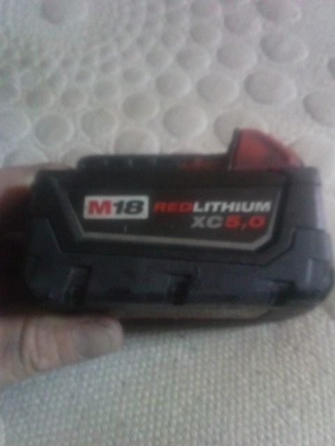 Milwaukee 18 Volt Battery 5.0