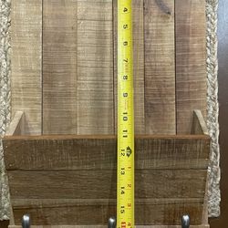 Coat Hooks with Mail Pocket