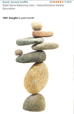 NEW EIGHT STONE BALANCING CAIRN