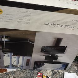 Omnimount 2-shelf wall system