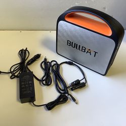 Bullbat  350W Portable Power Station,  Powered Generator Lithium Battery Pack with 110V AC Outlet, 3.0 USB, Type-C Port 