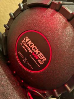 2 Kicker CompVR 12” Subs + Custom Ported Box — $275 OBO 🔥