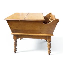 Vintage Colonial Style Dough Box Side Table