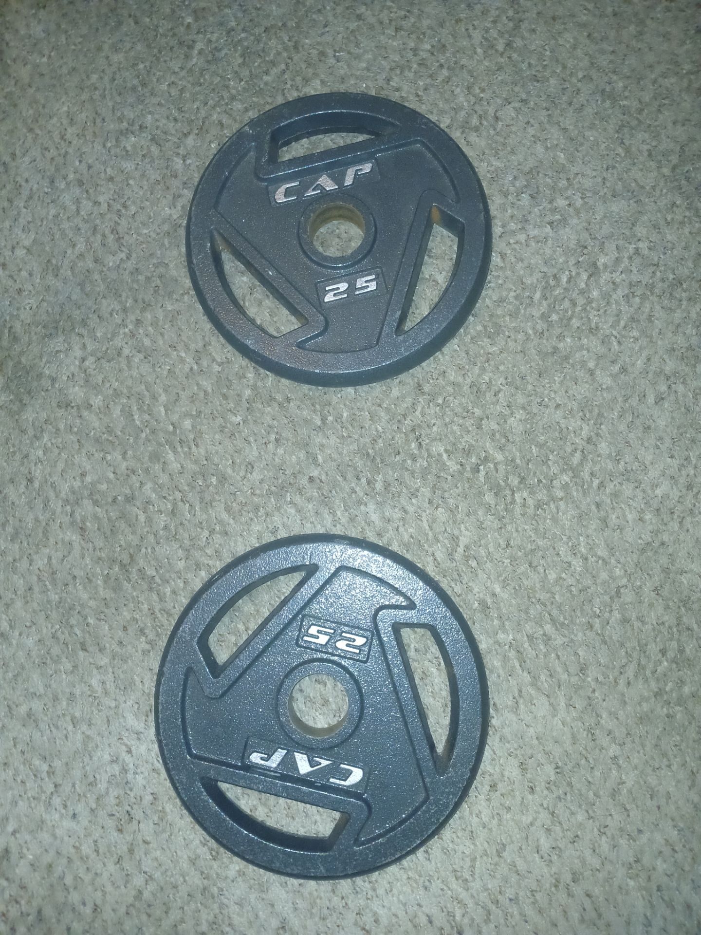 Discos olímpico de 25 libras