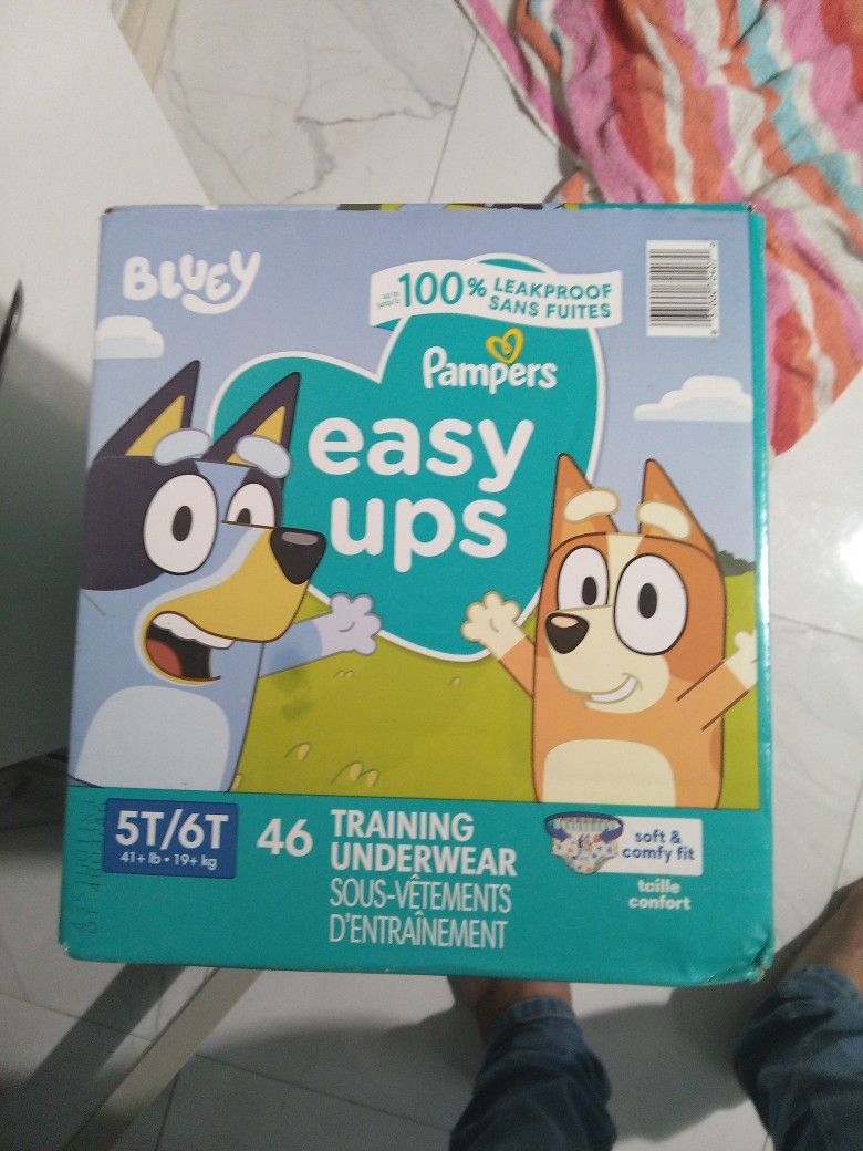 Pampers Easy Ups   5t/6t.   Sealed In The Box