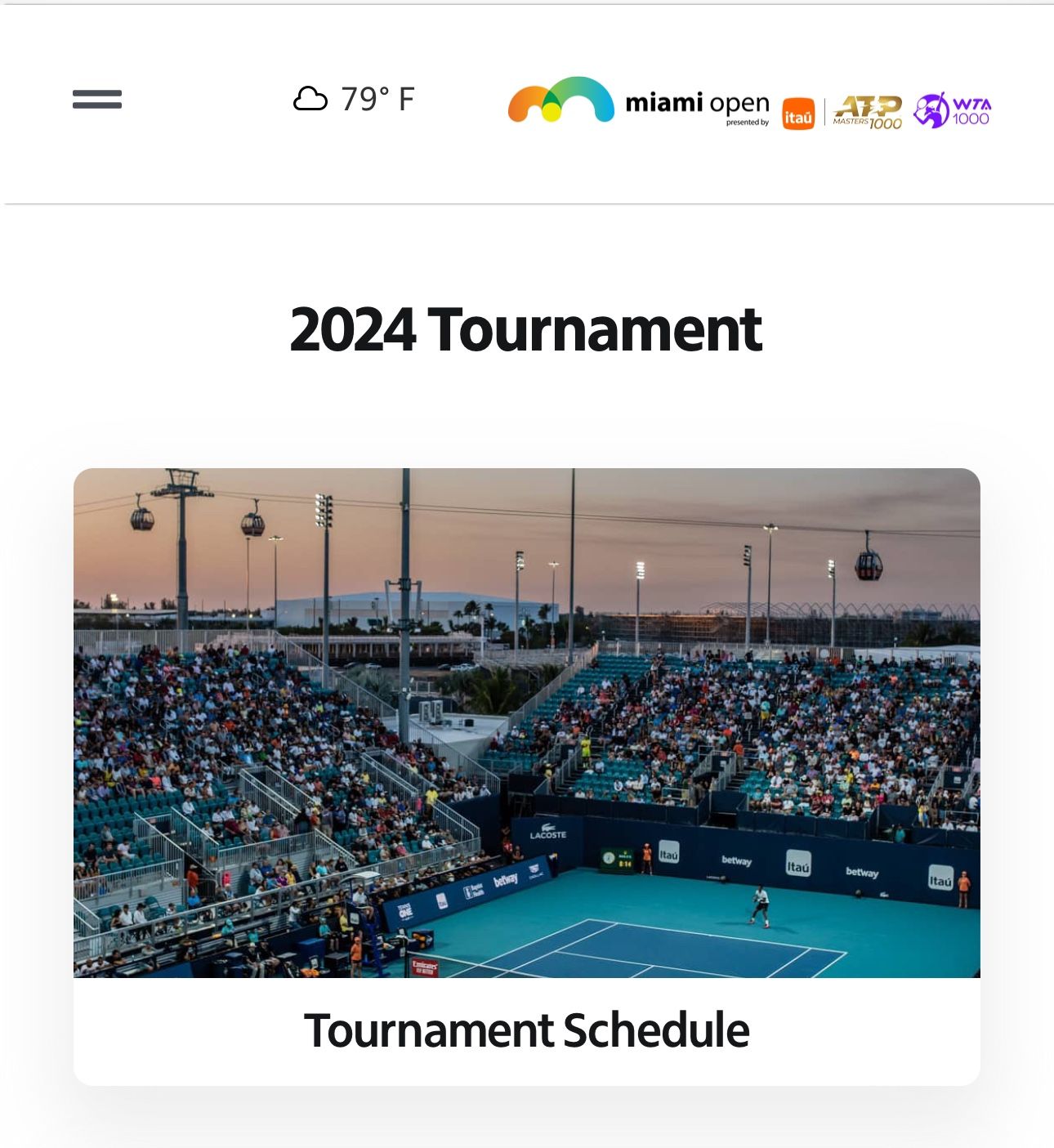 Miami Open 2024 Session 17- Wed March 27th