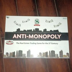 Anti Monopoly Board Game