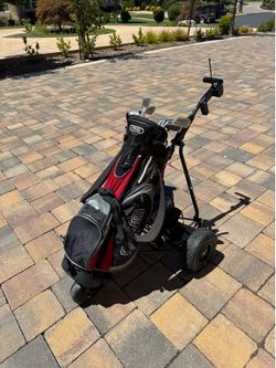 Powakaddy RoboKaddy Remote Control Electric Golf Caddy w/ New Battery & Charger
