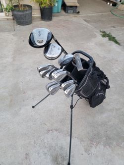 Taylormade & King Cobra Golf Club Set Right Handed.  Golf Bag included