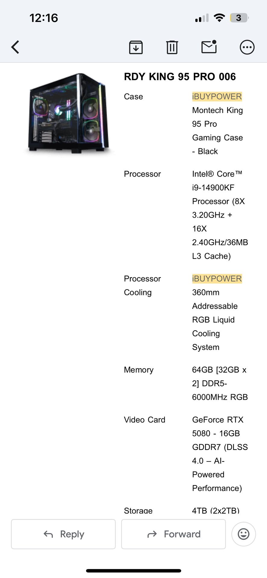 High End Gaming Rtx 5080 I9 14900k