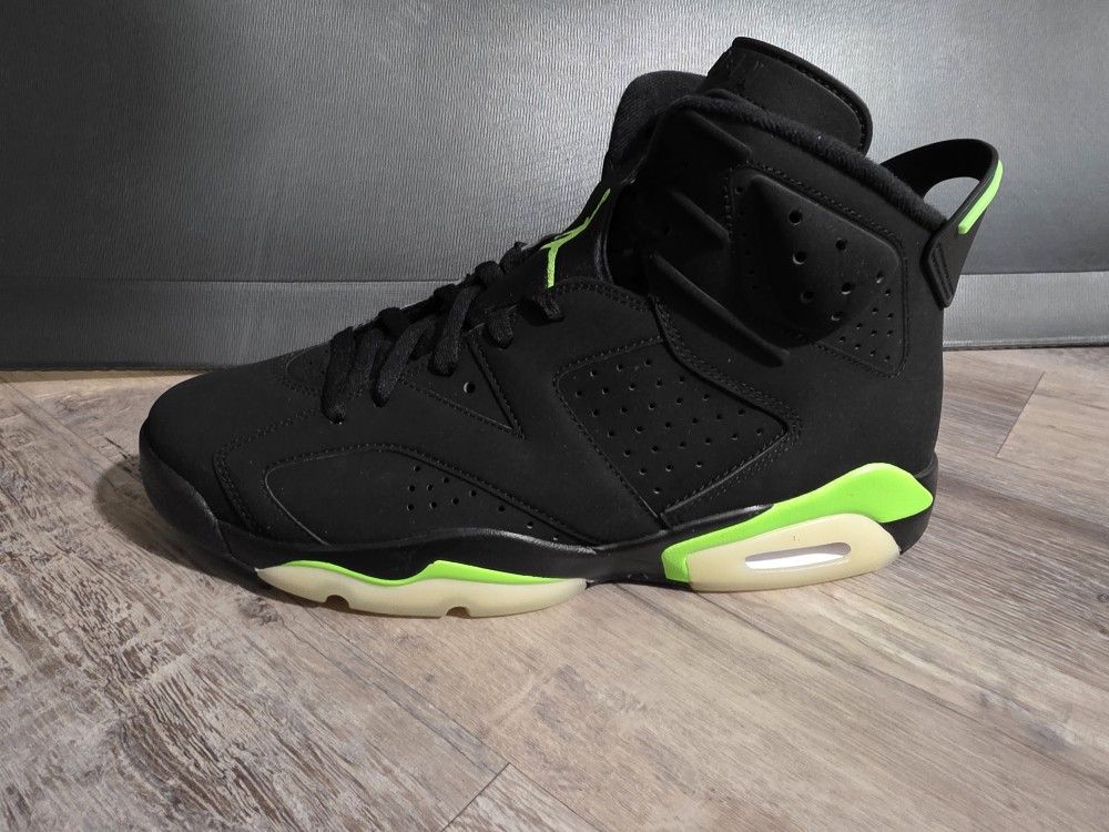 Nike Jordan 6 Retro Neon Green Shoes (11.5m)