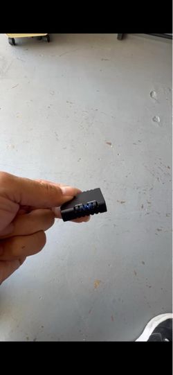 Small Black USB Hub with Blue LED