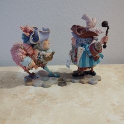 Twiddle D And Twiddle Dumb Porcelain Figurines