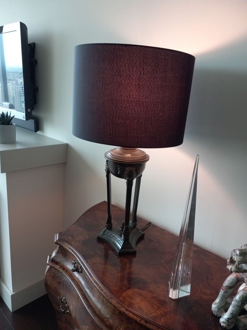 Restoration Hardware Three-Way Table Lamp