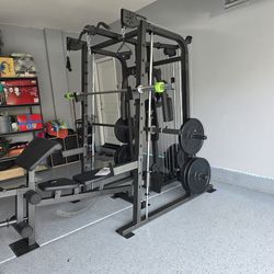 Smith Machine 2001 | Multi-Use Adj Bench | Gym Equipment | Fitness | Squat Rack | Excercise |🔴WEIGHTS AND BARBELL SOLD SEPARATELY 🔴 FREE DELIVERY 🚚