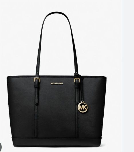 Michael Kors Black Jet Set Tote "Large"
