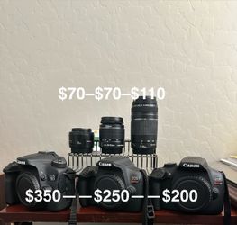 Canon cameras $1000.00