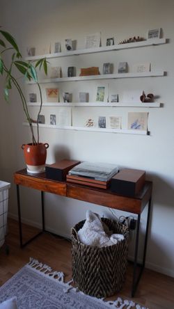 Two-drawer side table