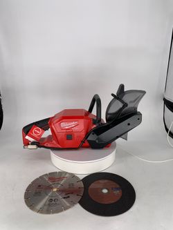 Milwaukee M18 FUEL ONE-​KEY 18V Lithium-​Ion Brushless Cordless 9 in.​ Cut Off Saw (Tool-​Only)