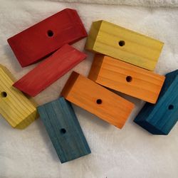 Bird Toy Wooden Blocks