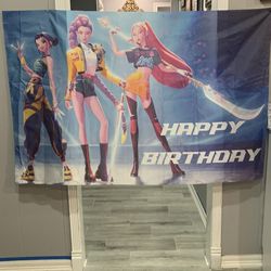 K POP Demon Hunter’s back drop