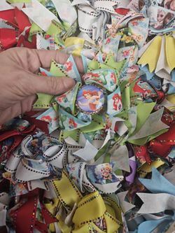HUGE LOT Boutique Character Hair Bow Clips - Party Favors / Resale Bundle