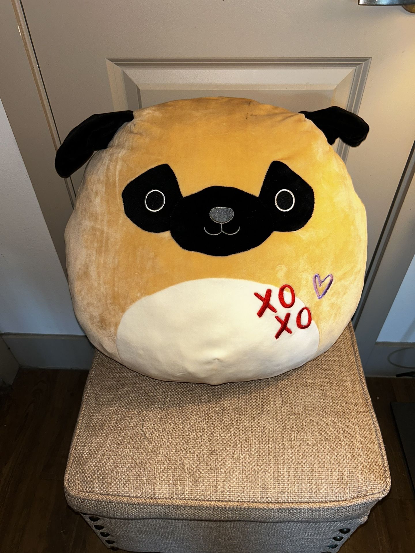 Squishmallows Pug Dog Limited Edition Xoxo 16”