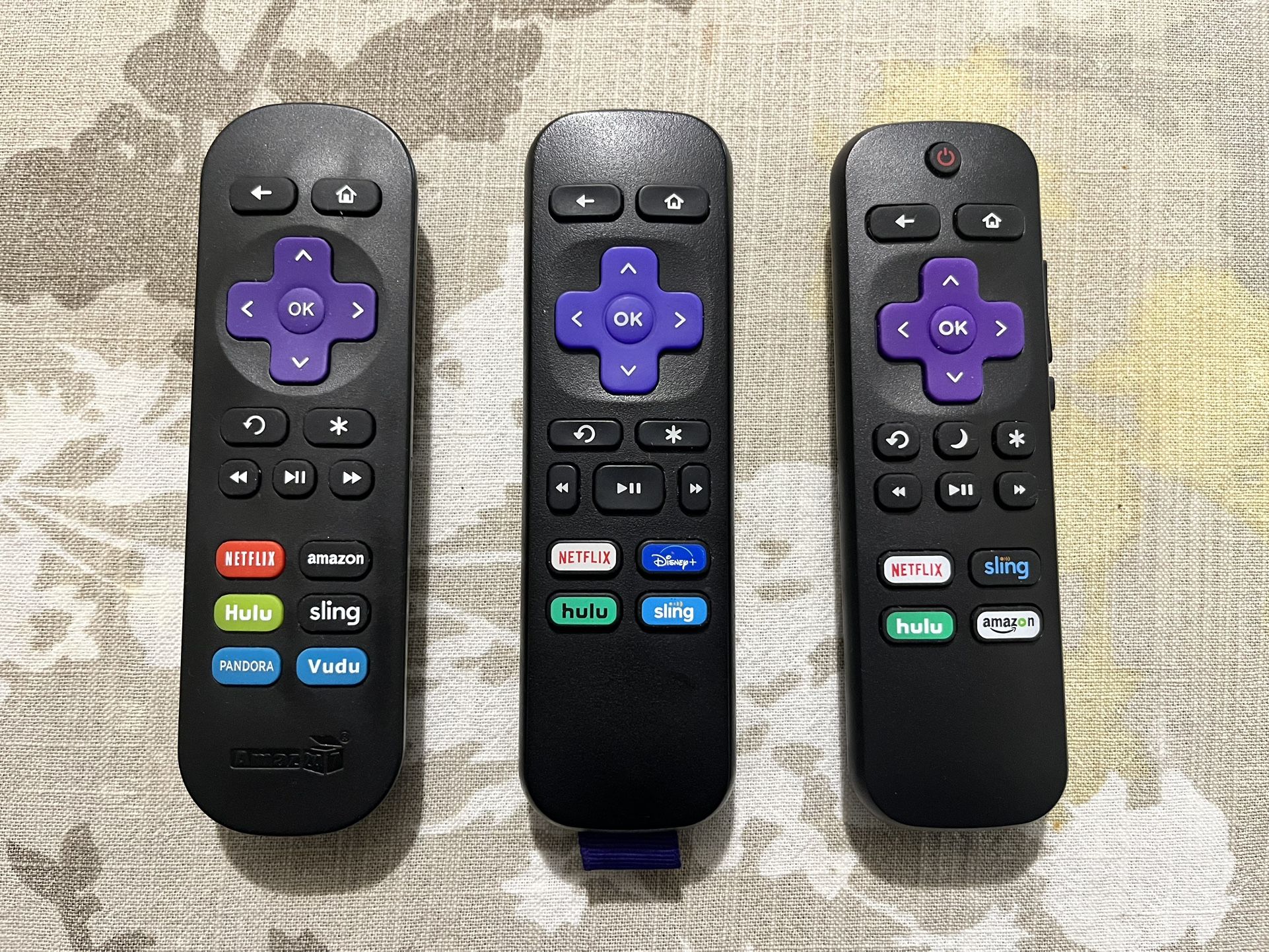 3 Roku Remote Controls $15 - Price Dropped