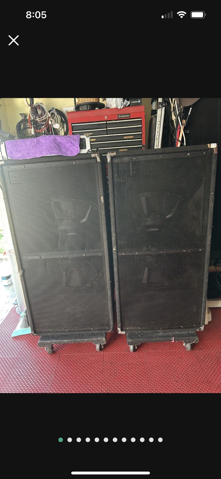 ElectroVoice Professional Subwoofer Dual 18β Passive Speaker $125 Each.
