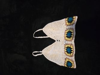 Crochet Crop top small junior