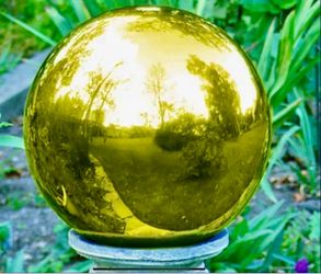GAZING GLOBE 10 INCHES GOLD (50% OFF SALE)